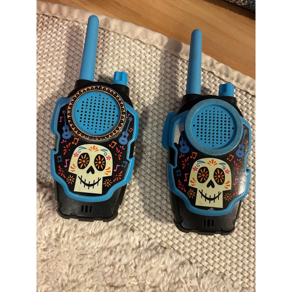 Disney Pixar Coco Walkie Talkies Set of 2 eKids Tested Working